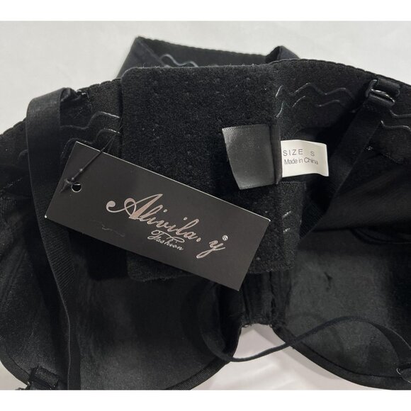 Alivila Y Fashion Embellished Corset in Black - Picture 3 of 3